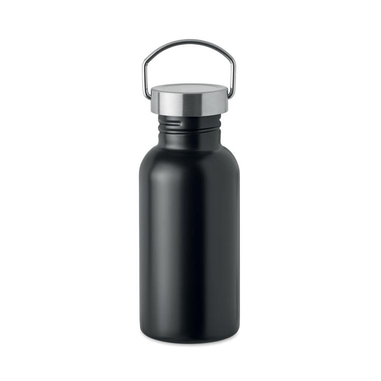 Sticlă cu perete simplu 500 ml FLORENCE SING Negru