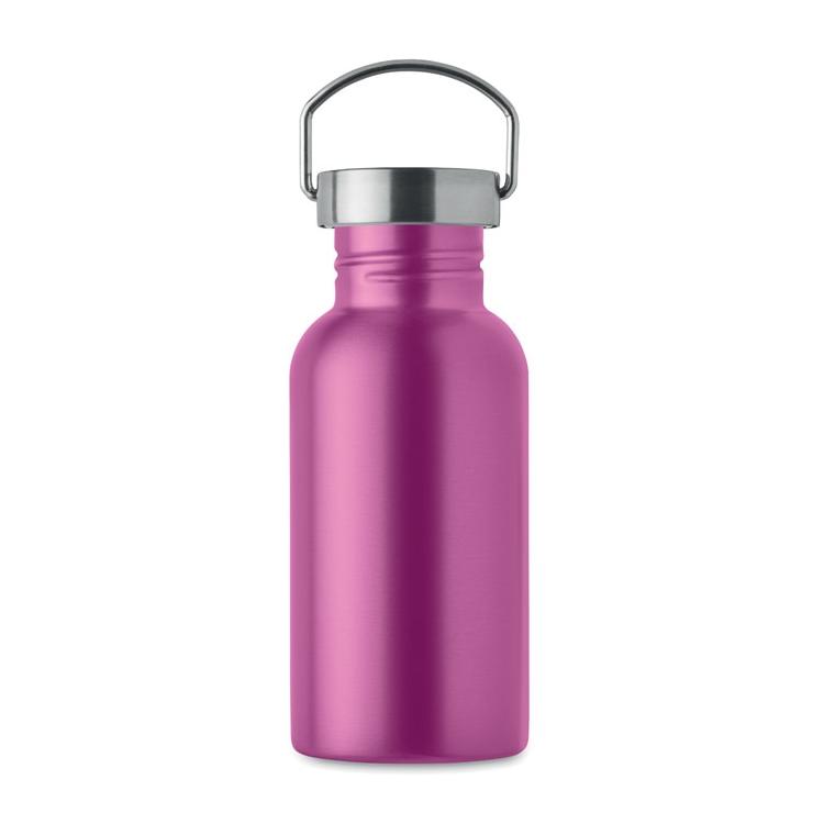 Sticlă cu perete simplu 500 ml FLORENCE SING Fuchsia