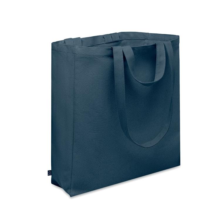 Sacoșă  din bumbac reciclat GAVE COLOUR Albastru