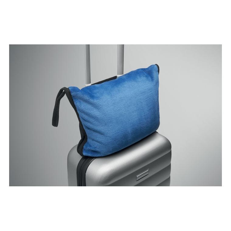 Set de pături de călătorie 2 în 1 COZY Albastru