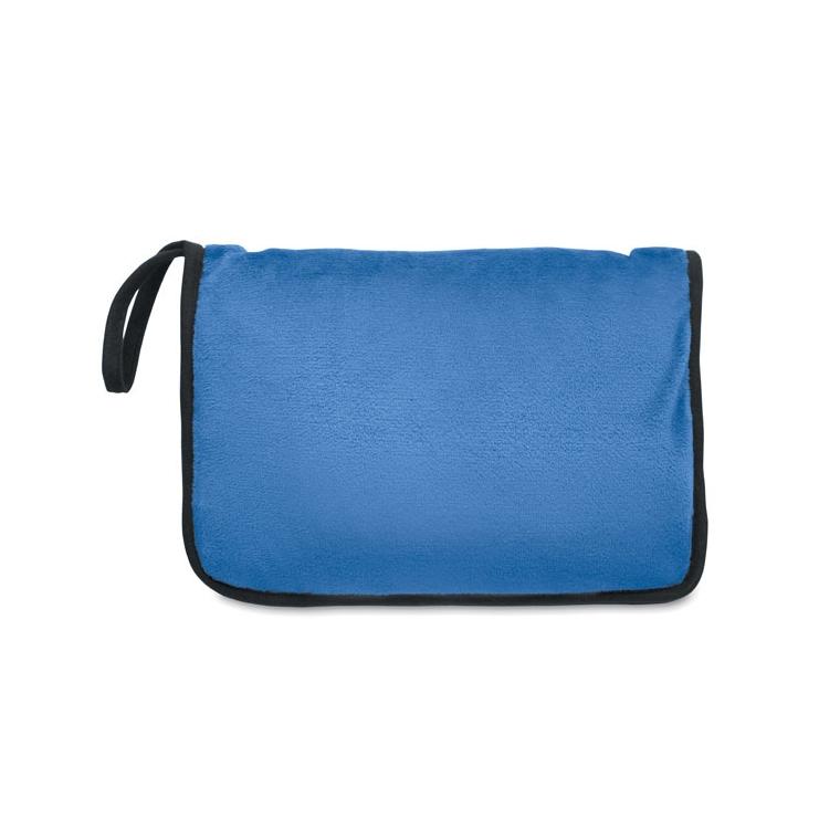 Set de pături de călătorie 2 în 1 COZY Albastru
