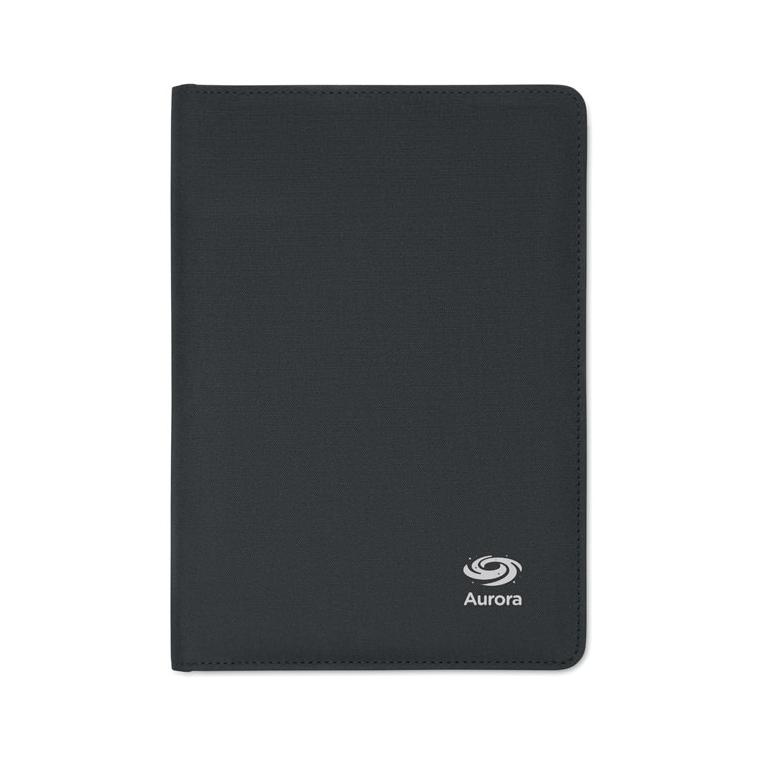 Portofoliu A5 300D RPET FOLIO Negru