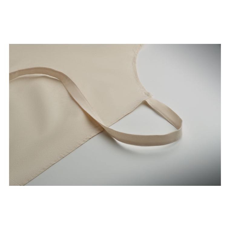 Șorț din bumbac reciclat SOUS Bej