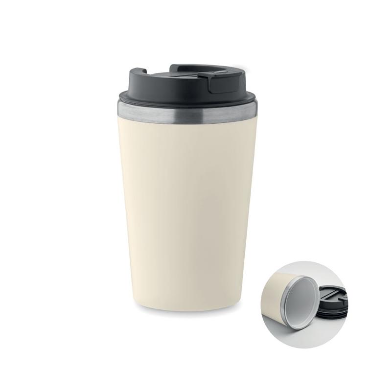 Pahar cu interior ceramic 350 m BLERM Bej