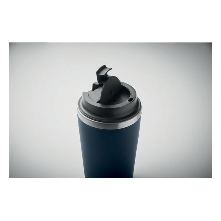 Pahar cu interior ceramic 350 m BLERM Navy 