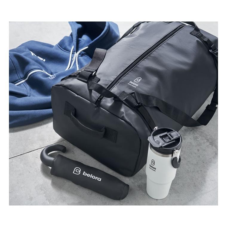 Geantă de călătorie din prelată MOUNTAIN Negru