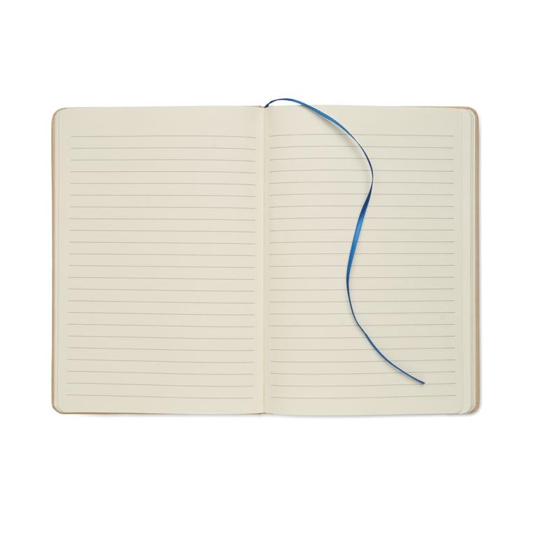 Notebook A5 cu copertă gravabilă pentru evidențiere culoare ROUTE Albastru