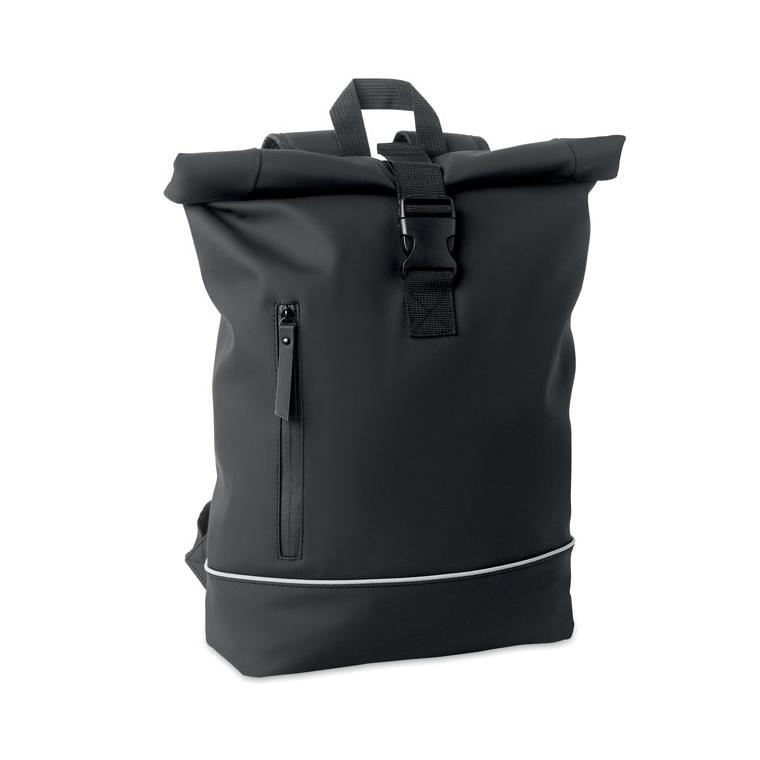 Rucsac rolltop pentru laptop 15 inch LAPTOSA Negru
