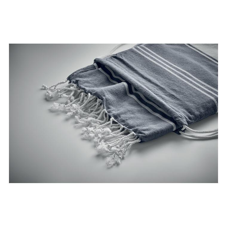 Prosop Hammam în săculeț cu șnur HAMMA Albastru