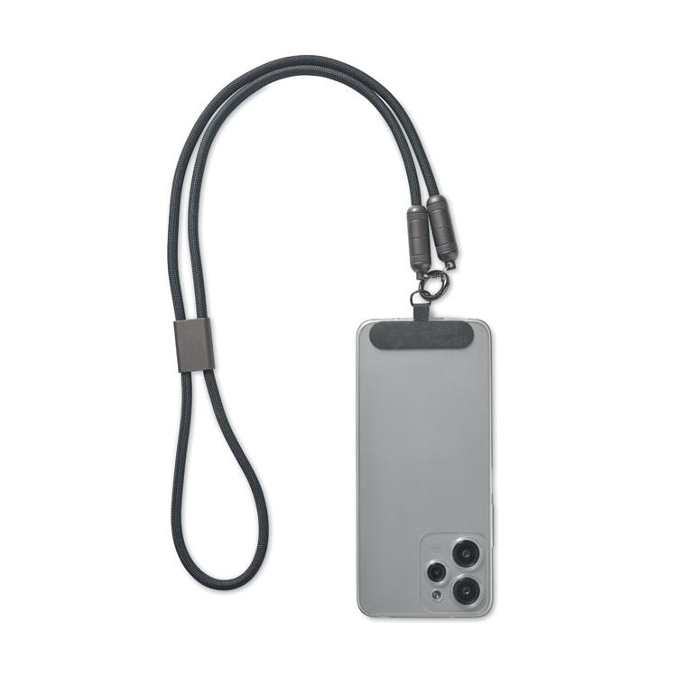 60W Lanyard suport pentru telefon SHAKA Negru