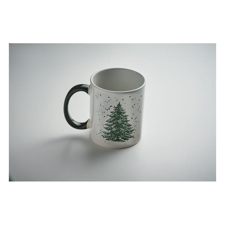 Cană ceramică sezonieră Festimug, 300 ml Verde