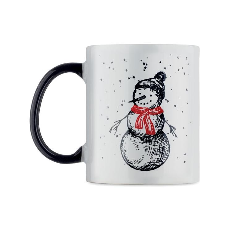 Cană ceramică sezonieră Festimug, 300 ml Negru