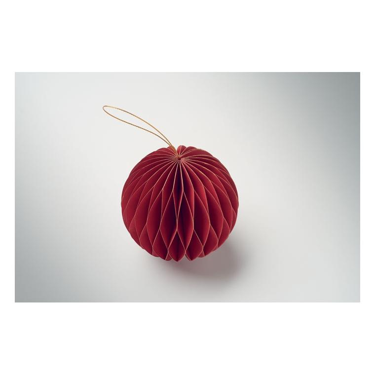 Ornament pliabil din hârtie Harmobauble Roșu
