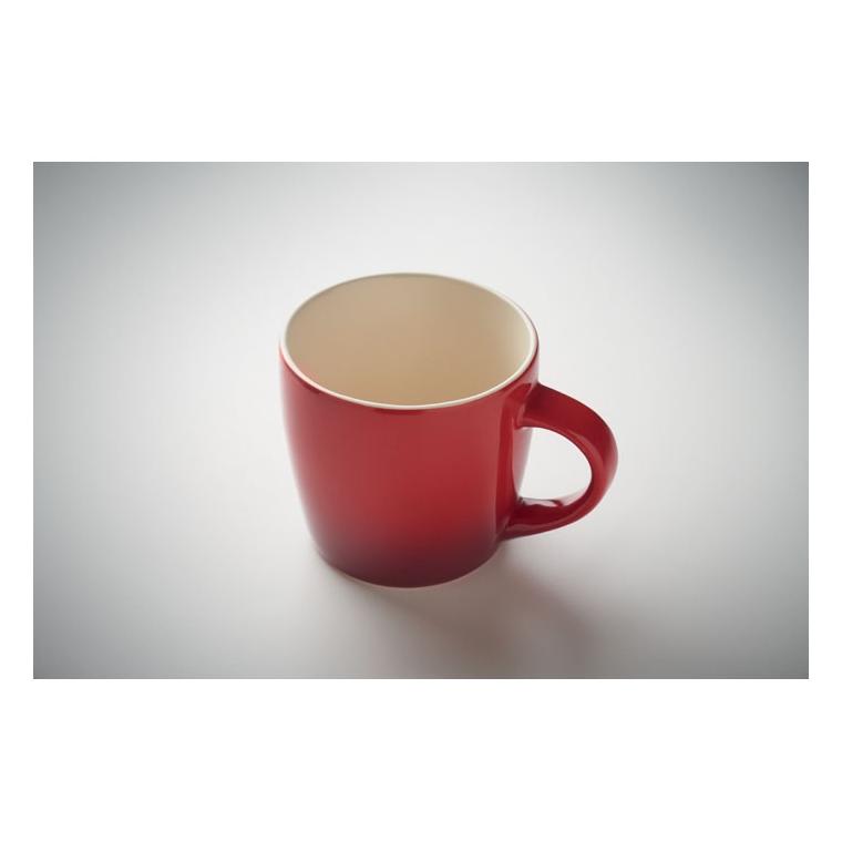 Cană ceramică Peze, 300 ml Roșu