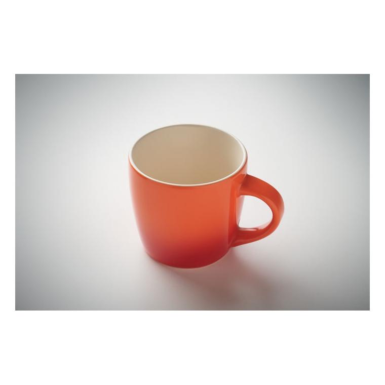 Cană ceramică Peze, 300 ml Portocaliu
