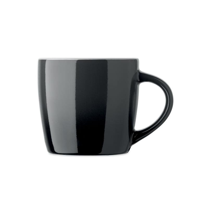 Cană ceramică Peze, 300 ml Gri închis