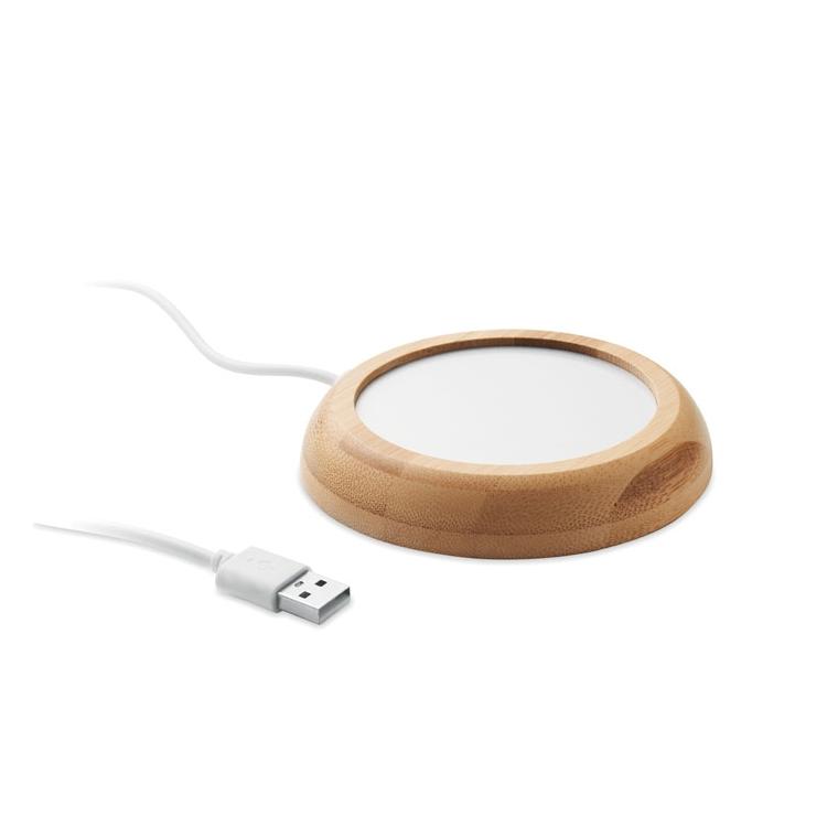 Încălzitor de cană USB din bambus Muglet
