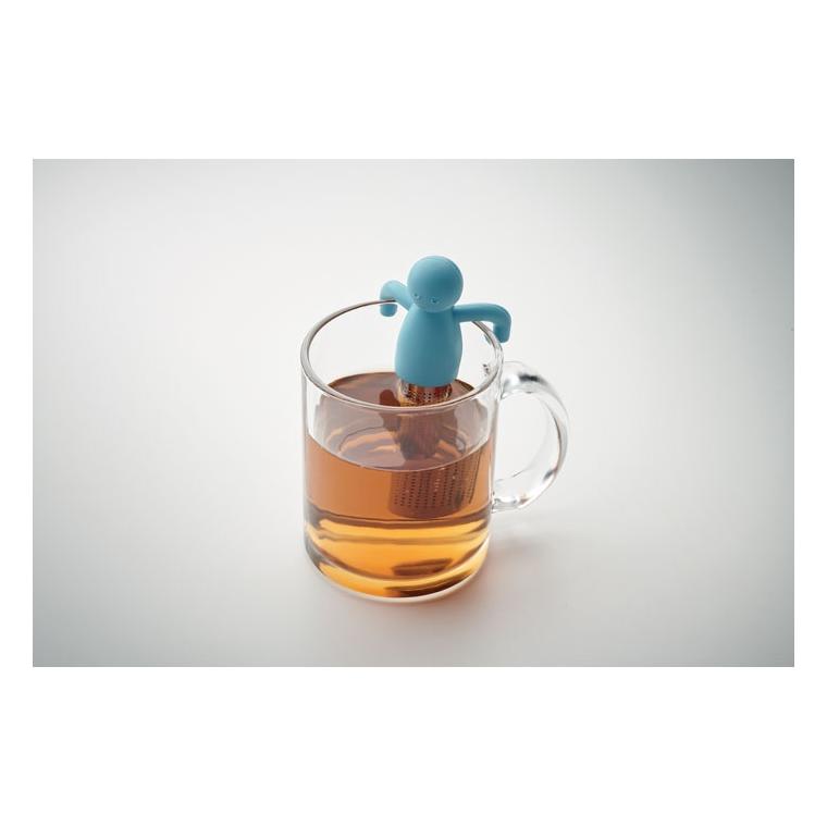 Infuzor de ceai amuzant Ninot Albastru deschis