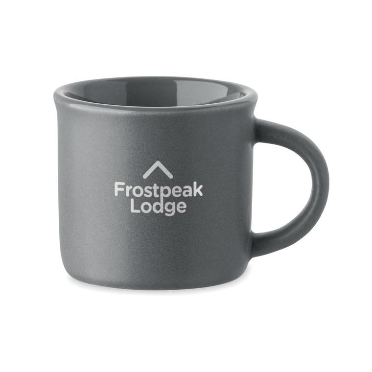Ceașcă espresso din ceramică Espresso, 40 ml Gri închis
