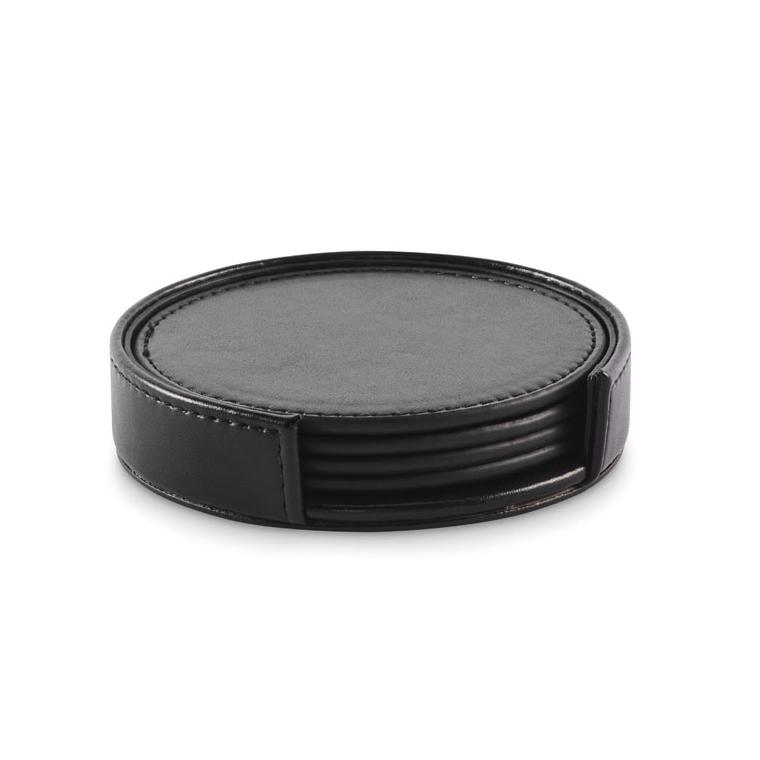 Set 4 suporturi pentru pahare din PU Posa Set
