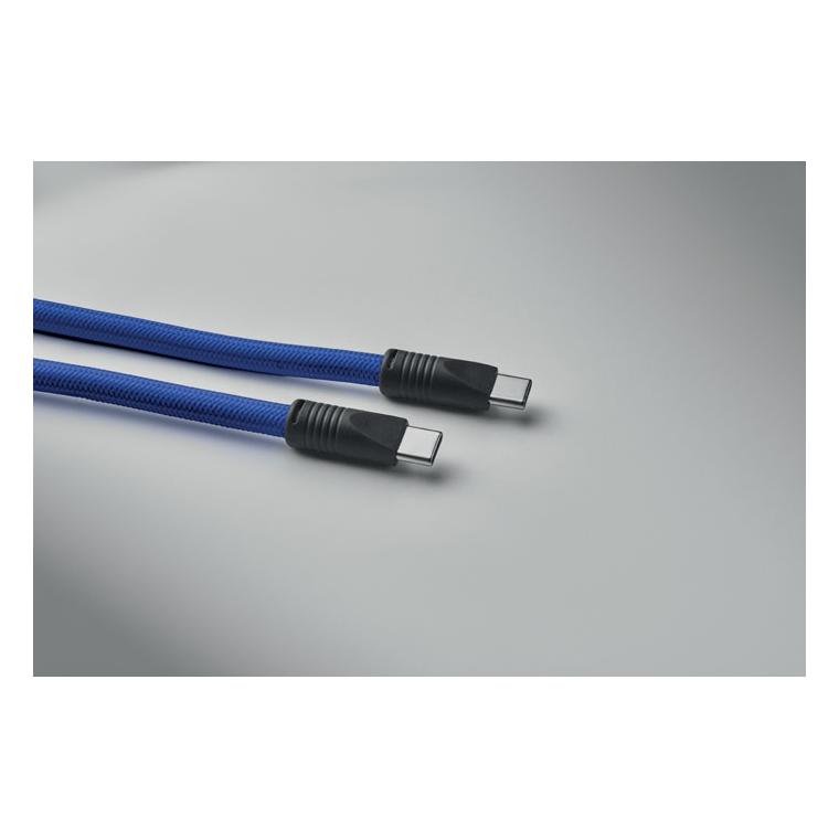 Lanyard cu încărcare 60W și date Cocharge Albastru regal