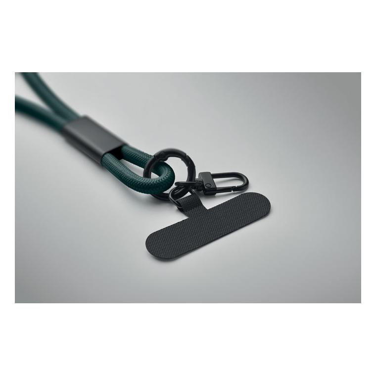 Lanyard cu încărcare 60W și date Cocharge Verde Inchis