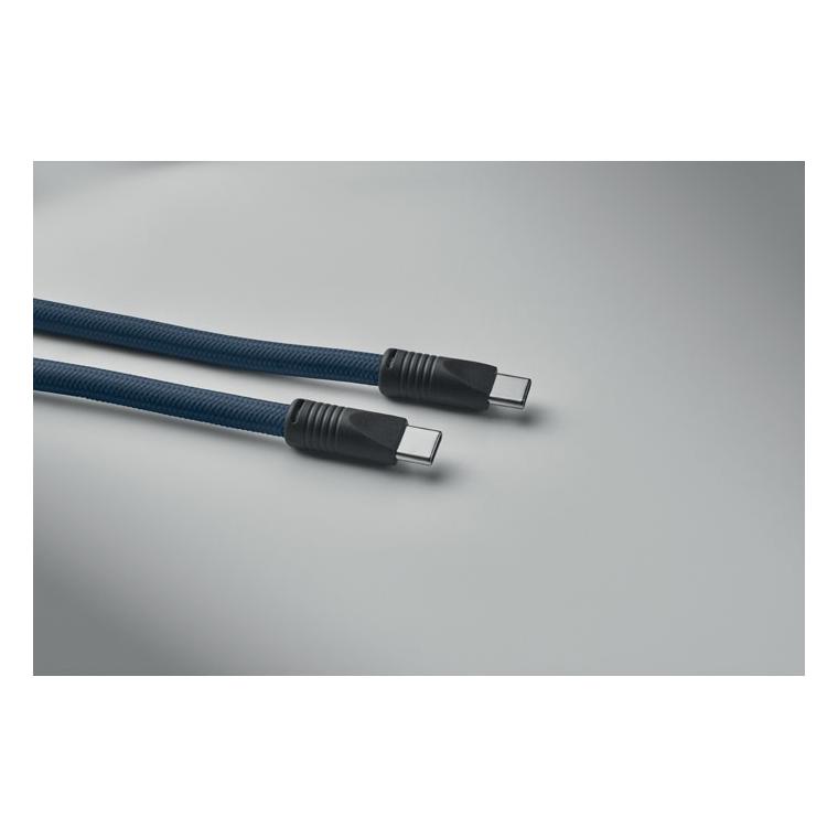 Lanyard cu încărcare 60W și date Cocharge Navy 
