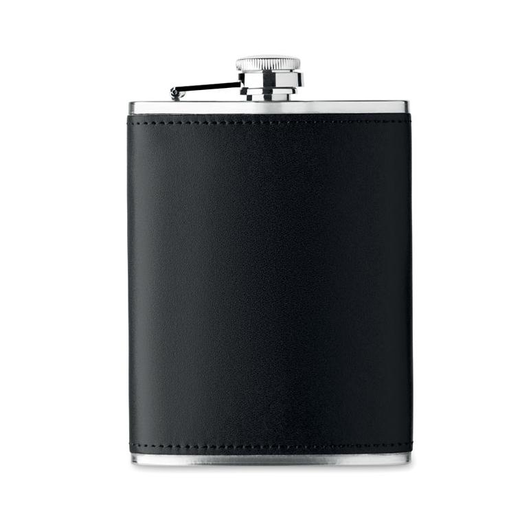 Sticlă pentru băuturi Slimmy, 200 ml Negru