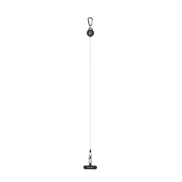 Suport telefon retractabil Retro Negru