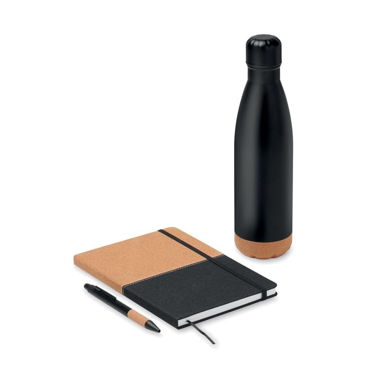 Set cadou 3 piese în cutie Cadeau Negru