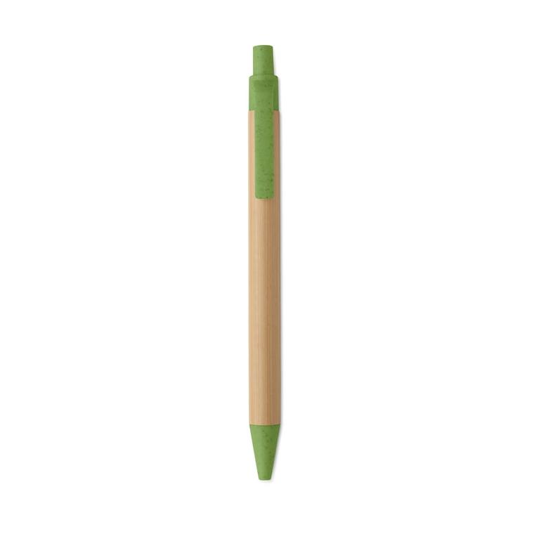 Pix cu buton din bambus Itea Colour Verde