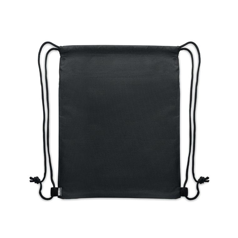 Rucsac cu șnur din RPET 600D Bangkok Bag Negru