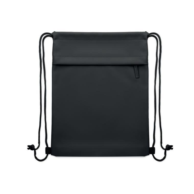 Rucsac cu șnur din RPET 600D Bangkok Bag Negru
