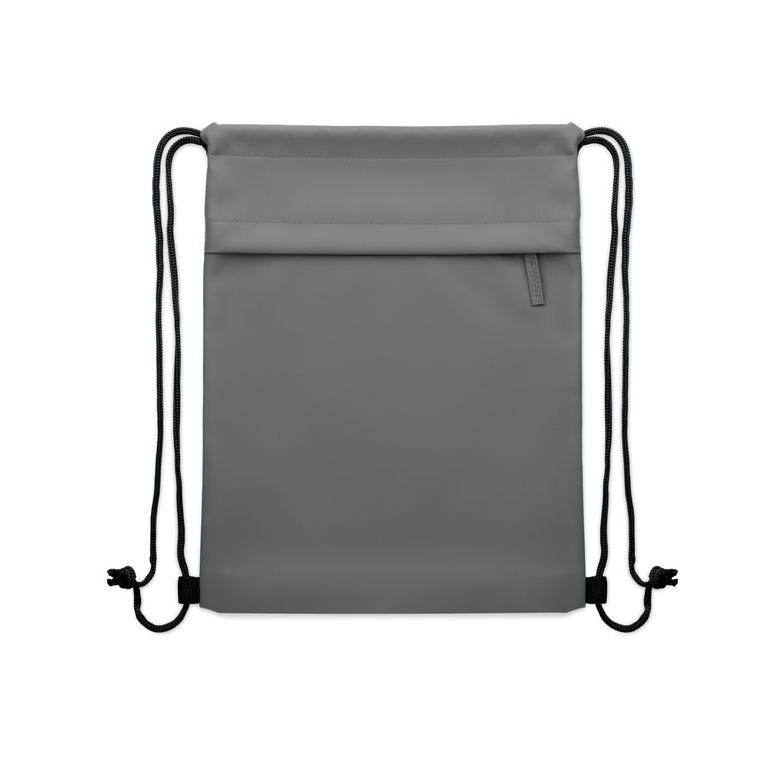 Rucsac cu șnur din RPET 600D Bangkok Bag Gri închis