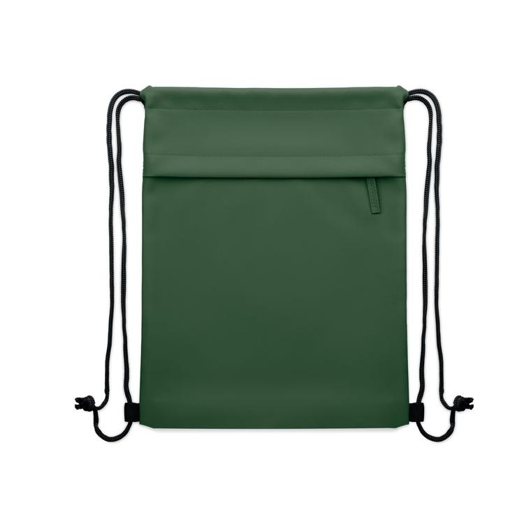 Rucsac cu șnur din RPET 600D Bangkok Bag Verde Inchis
