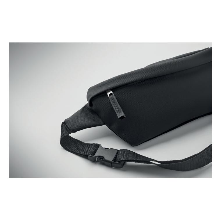 Borsetă din RPET 600D Bangkok Waist Negru