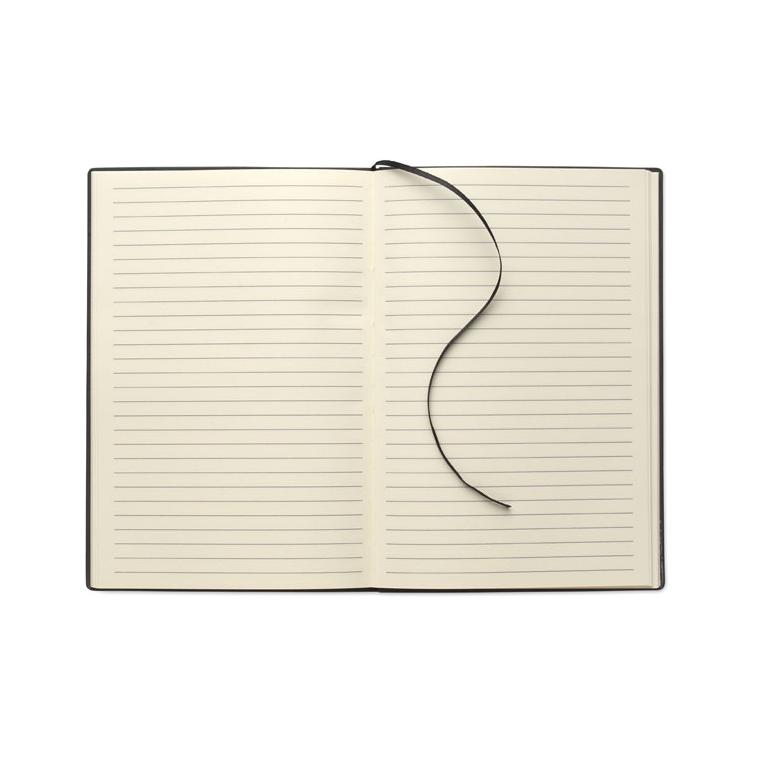 Notebook A5 din PU Treze Negru