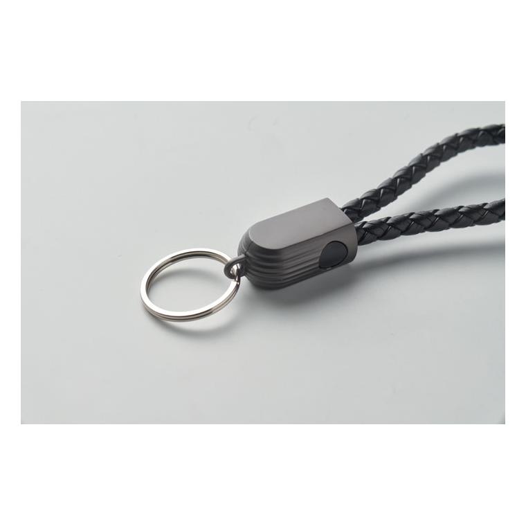 Cablu cu buclă tip C Fauleti Loop Negru