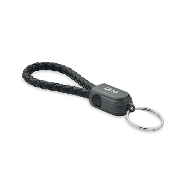 Cablu cu buclă tip C Fauleti Loop Negru
