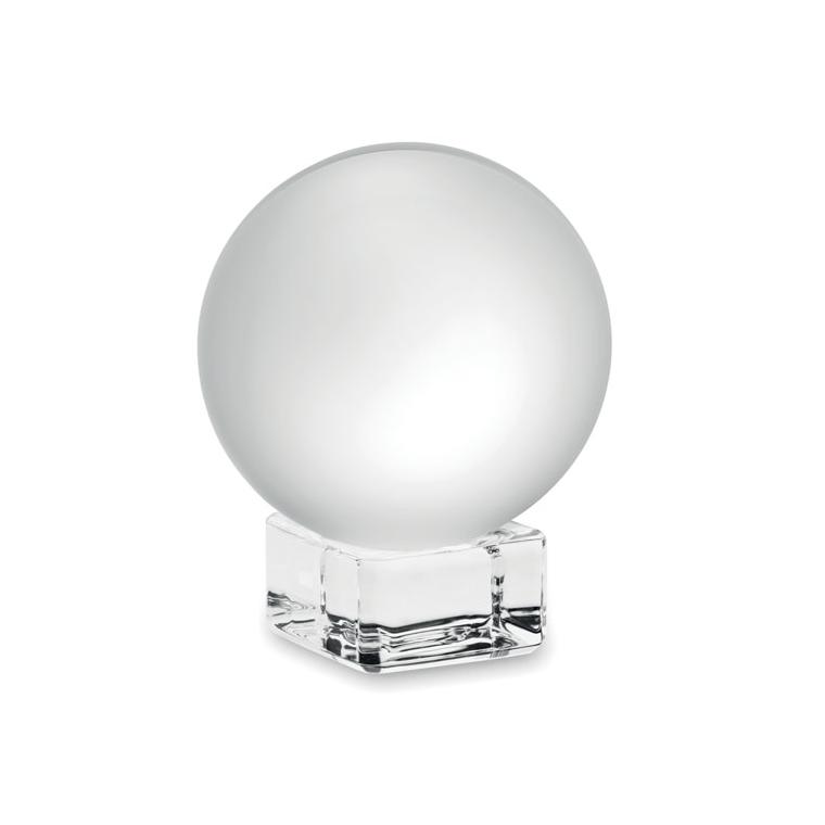 Trofeu rotund din sticlă Glassward Transparent