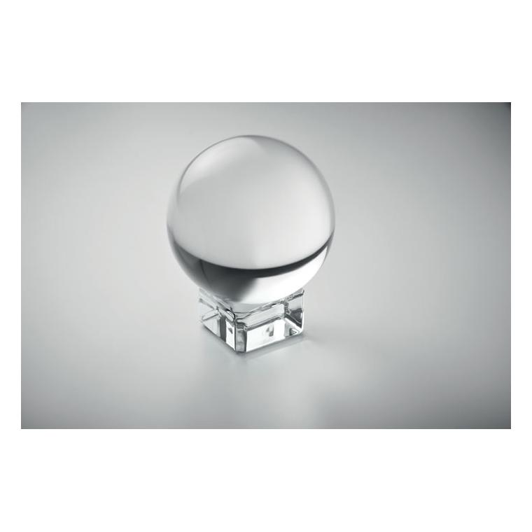 Trofeu rotund din sticlă Glassward Transparent