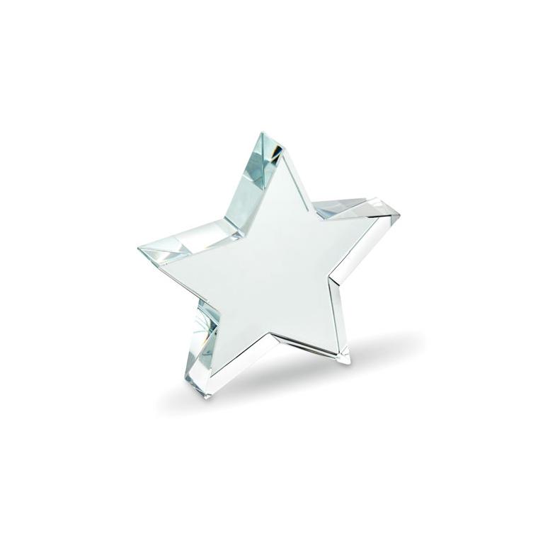 Trofeu stea din sticlă Starward Transparent