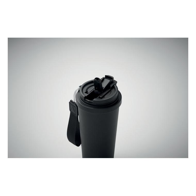 Termos cu perete dublu Topaz Large, 500 ml Negru
