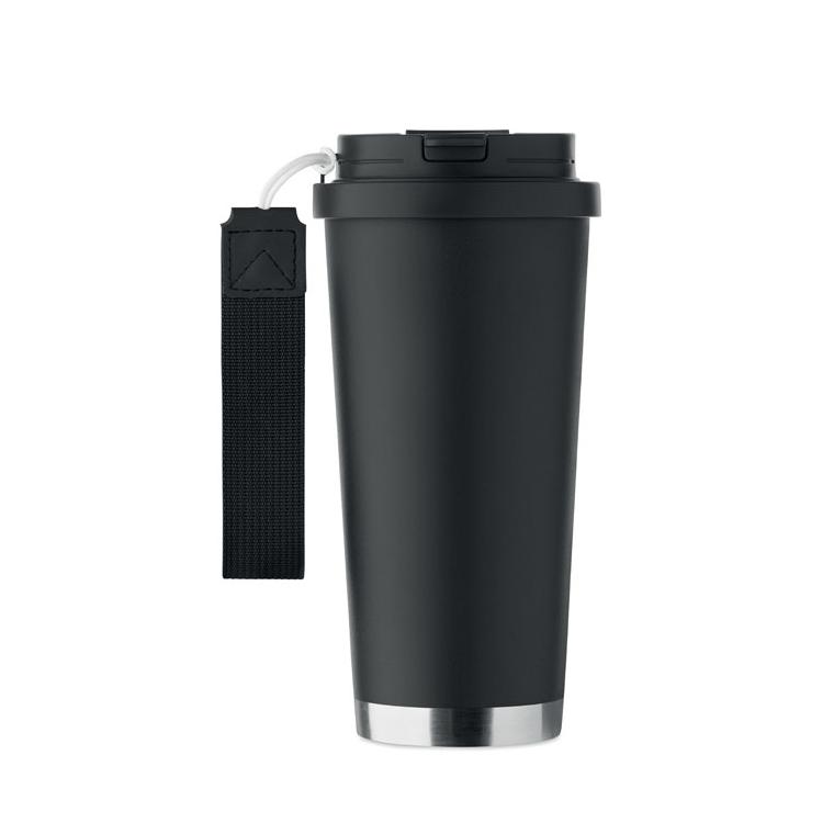 Termos cu perete dublu Topaz Large, 500 ml Negru