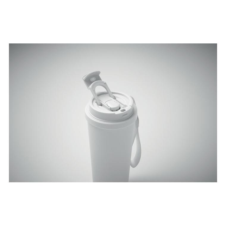 Termos cu perete dublu Topaz Large, 500 ml Alb