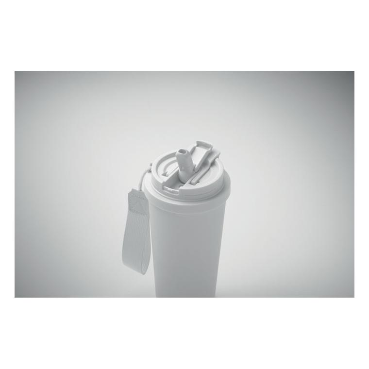 Termos cu perete dublu Topaz Large, 500 ml Alb