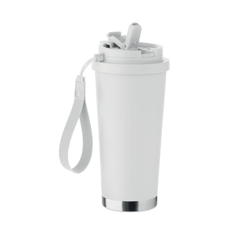 Termos cu perete dublu Topaz Large, 500 ml Alb