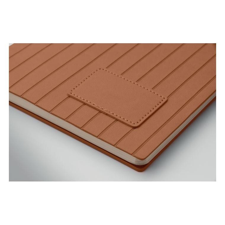 Notebook A5 din PU fumuriu Tintray Maro