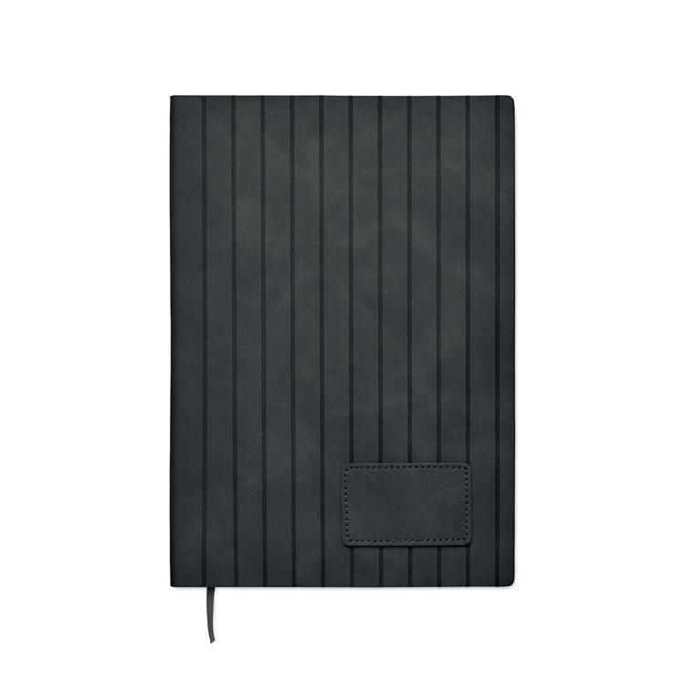 Notebook A5 din PU fumuriu Tintray Negru