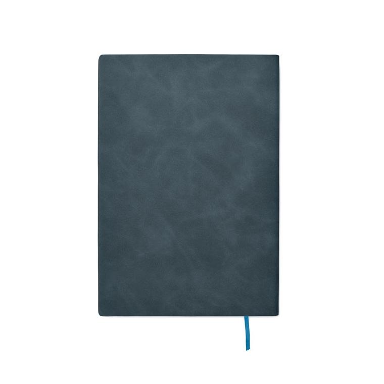 Notebook A5 din PU fumuriu Tintray Albastru